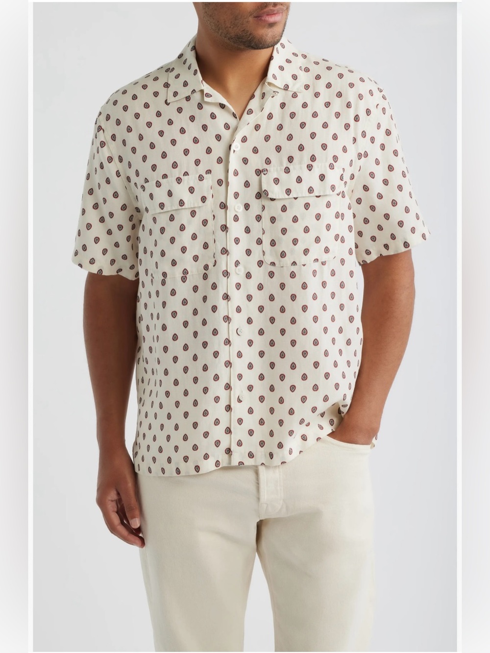 Madewell Men’s Linen/Lyocell Button Down